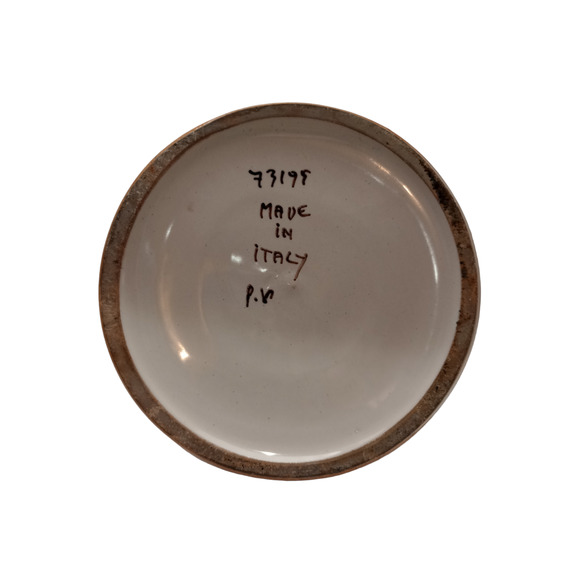 Peasant Village Italian Pottery 10" Vase # 73199 - Picture 3 of 6